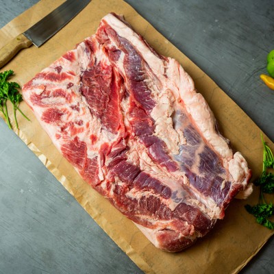 Свинина ребрышки мясные 900 г - купить в Хасауте-Греческом