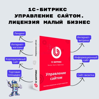 1С-Битрикс: Управление сайтом. Лицензия Малый бизнес - купить в Хасауте-Греческом