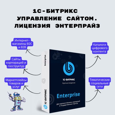1С-Битрикс: Управление сайтом. Лицензия Энтерпрайз - купить в Хасауте-Греческом